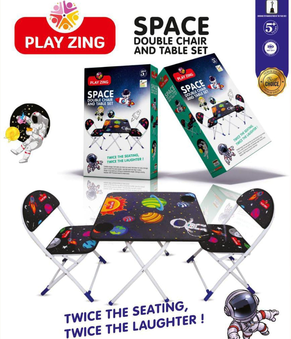 Play Zing Space Double Chair & Table Set