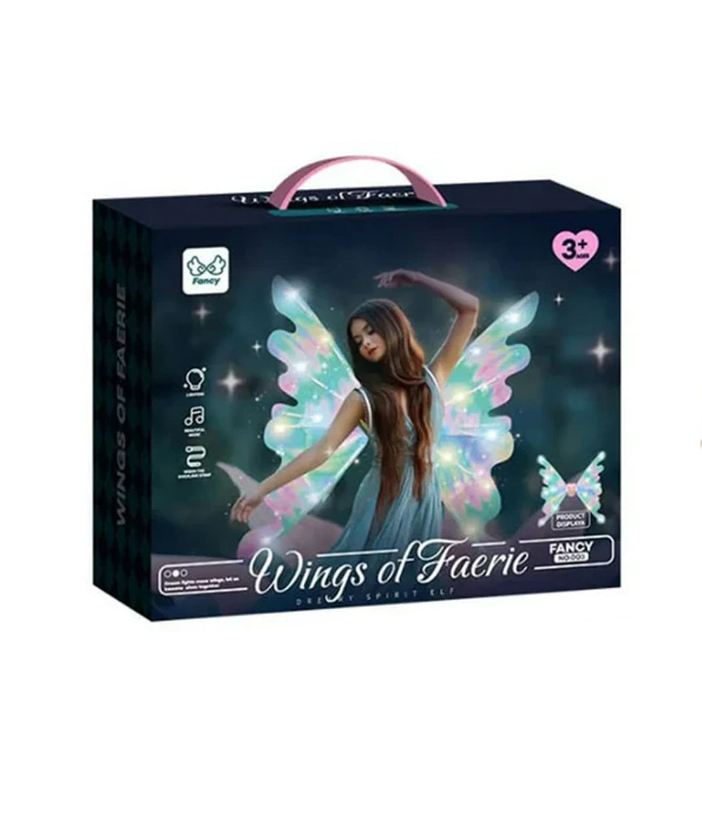 LED Butterfly Wings Kid Adult Dress Electrical Moving Fairy Wing Christmas