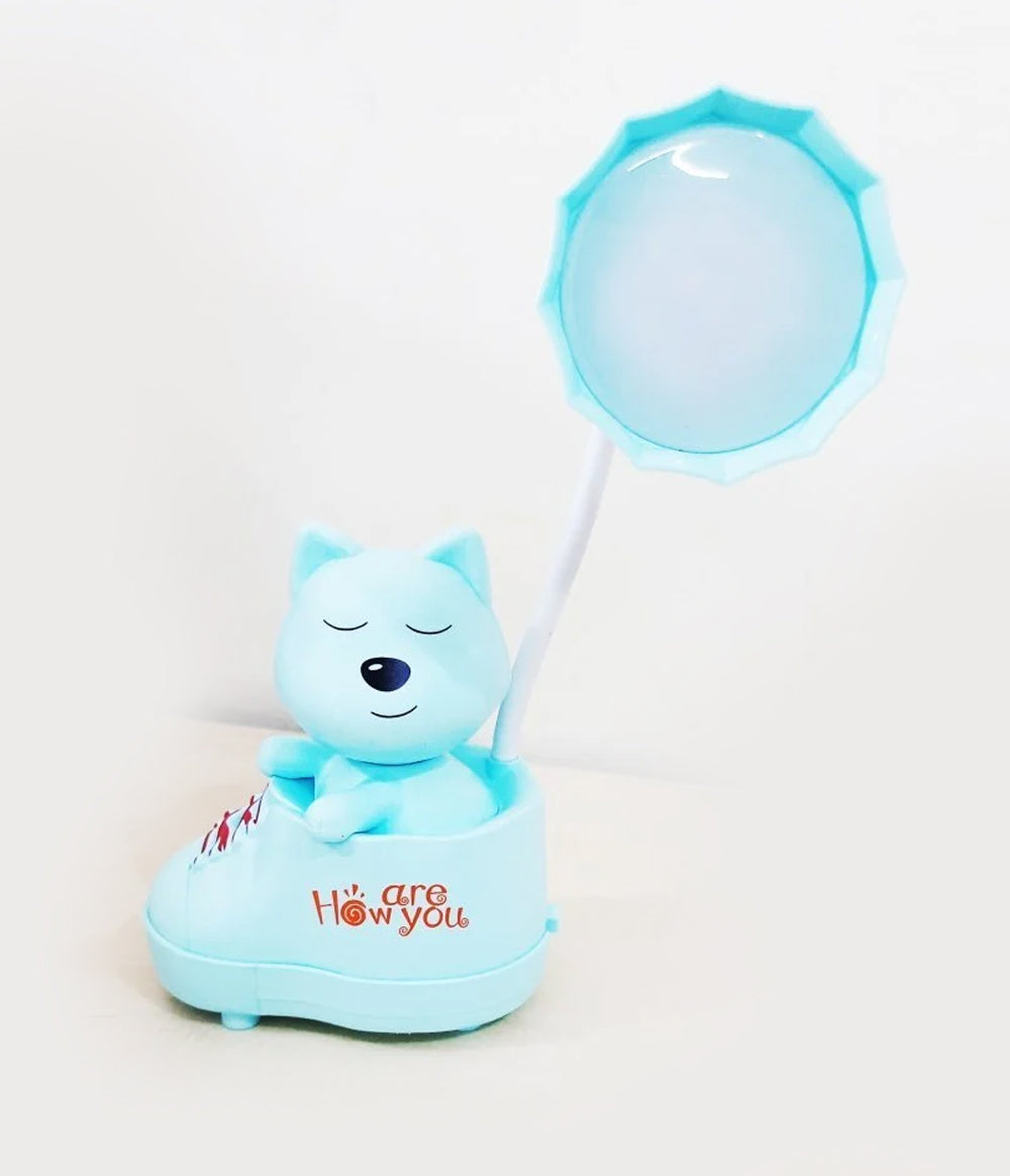 LED Table Lamp Rechargeable Plastic Pencil Sharpener for kids