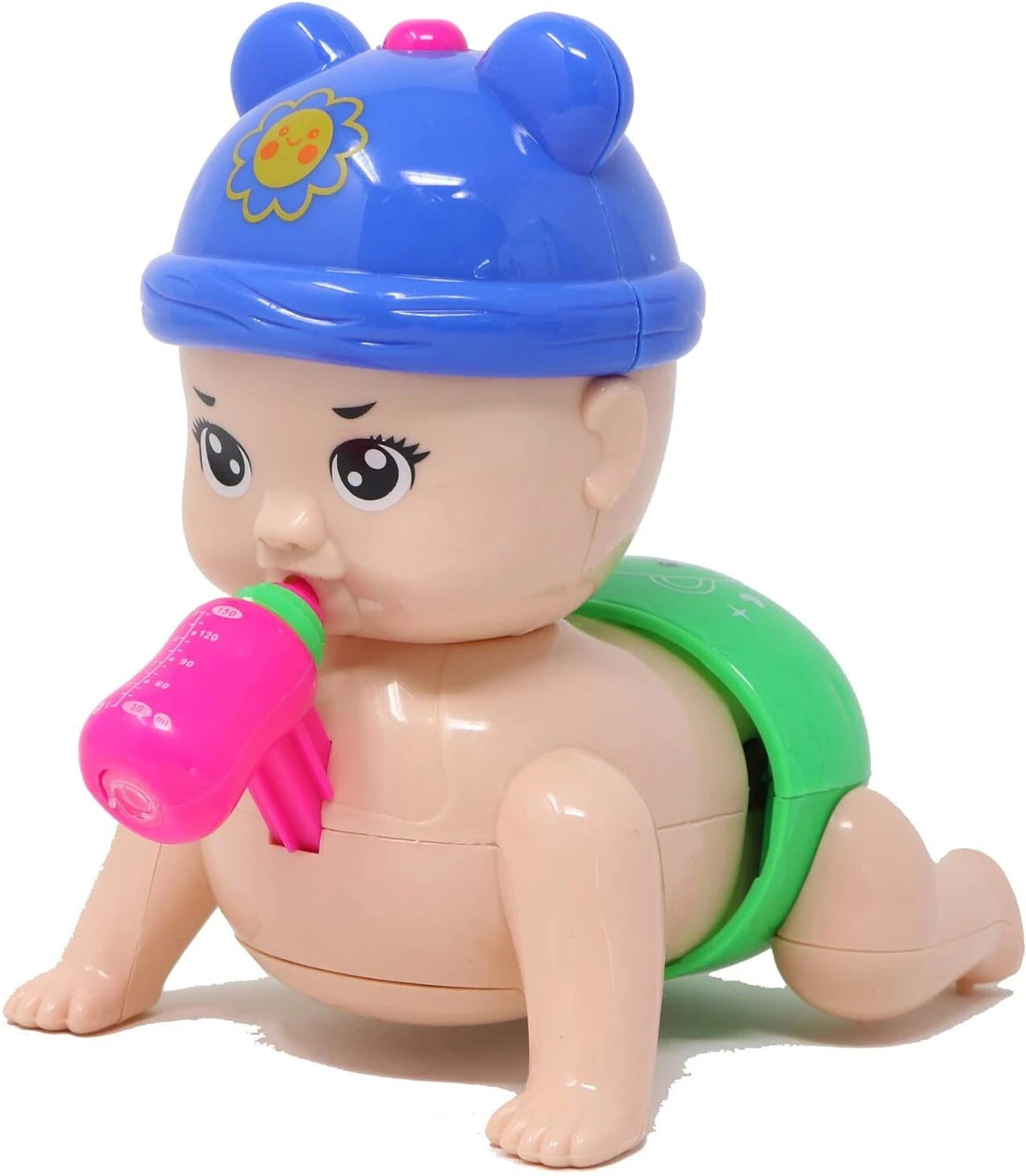 Musical Crawling Baby Toy with Light & Sound – Battery Operated Interactive Baby Toy for Kids (Multicolor)