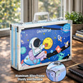 145 Pieces Art Set for Kids with Space Theme Storage Case