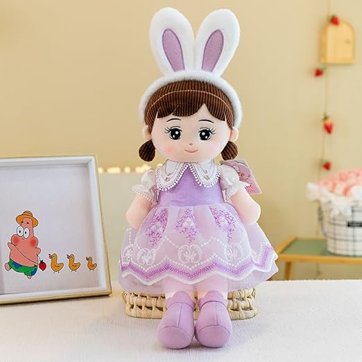 Nasha Doll 95 CM Soft Plush Toy with Bunny Ears – Cute Stuffed Doll for Kids