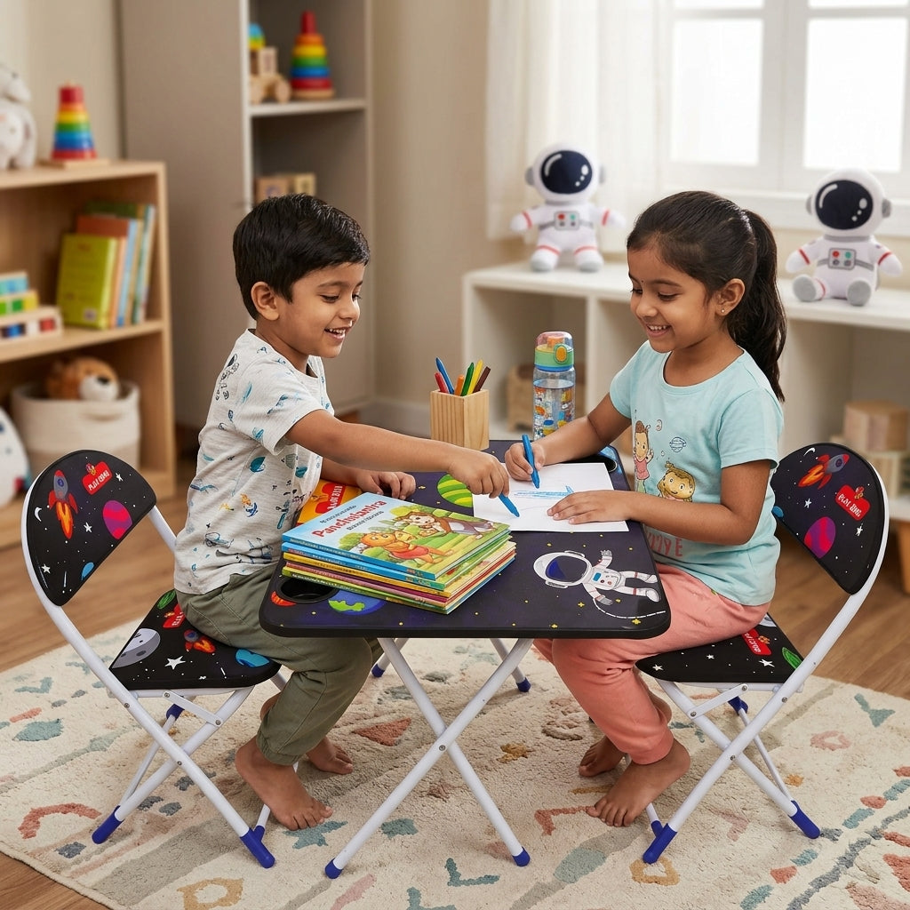 Play Zing Space Double Chair & Table Set – lifestyle view