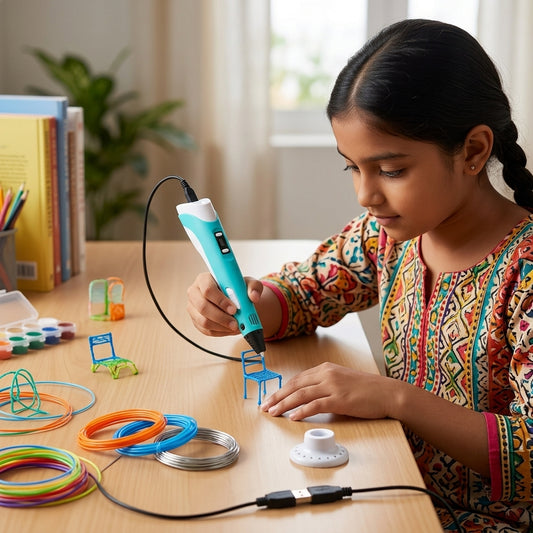 3D Pen for Kids with USB Cable and Filament – lifestyle view