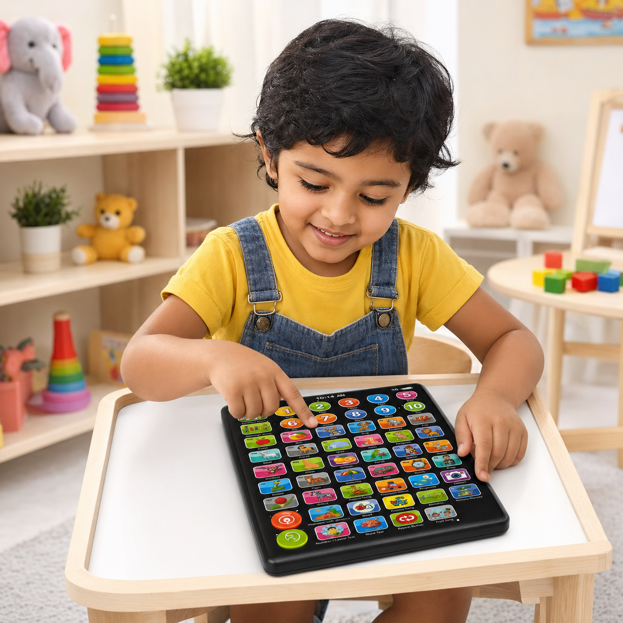 Educational Learning Tablet Toy for Kids – ABC, Numbers, Animals, Words, Songs & Sounds