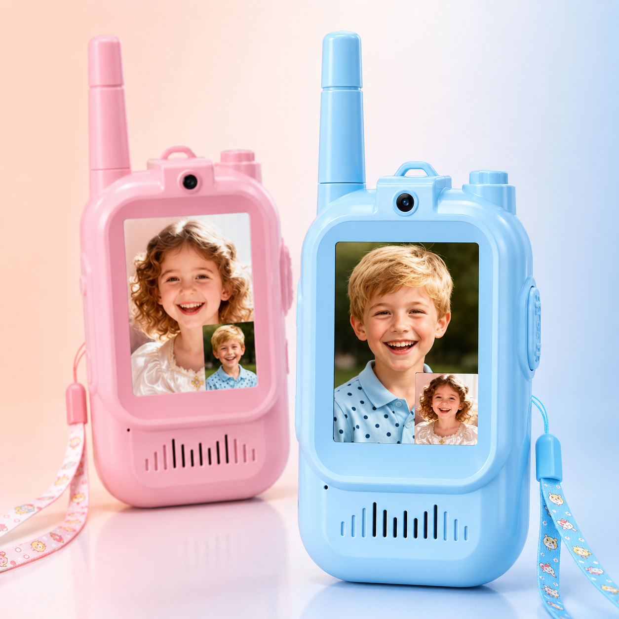 Kids Smart Walkie Talkies with Real-Time Video Calling (3+ Years)