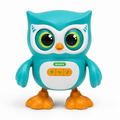 Wise Owl Musical Dancing Toy with Music, Moving Action & Colourful LED Lights for Kids – Turquoise